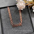 Shangjie OEM Nombre personalizado Collar Collar Men Mujeres de acero inoxidable 2021 Collares